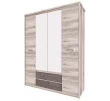 Четырехстворчатый шкаф для одежды с зеркалом Джаз 4DG2S Z Четырехстворчатый шкаф для одежды с зеркалом Джаз 4DG2S Z