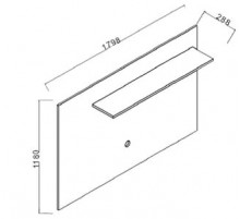 Тумба под ТВ в гостиную Алегро ALEG-15-B-C Тумба под ТВ в гостиную Алегро ALEG-15-B-C