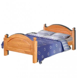Двуспальная кровать Лотос Б-1090-05 (искусственное старение) 1400 мм