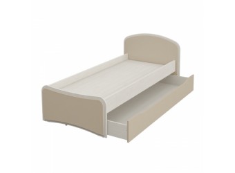 Выкатная кровать для двоих детей Комби МН-211-09 капучино