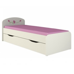 Детская односпальная кровать с выдвижным ящиком для белья Розалия КР-3Д1