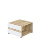 Модульная мебель для гостиной Леонардо белый полуглянец композиция 2