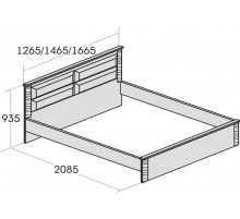 Двуспальная кровать Элана Двуспальная кровать Элана