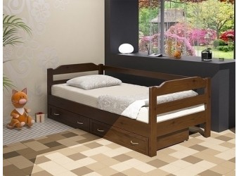 Односпальная кровать Малютка MUR-KK-MALUT с ящиками