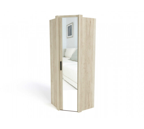 Угловой шкаф для одежды СМ-14 Мале с зеркалом
