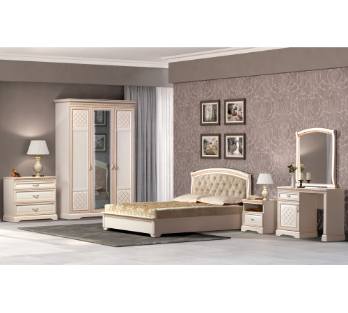 Спальня Парма кремовый белый Спальня Парма кремовый белый