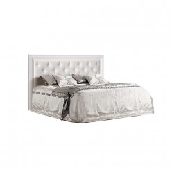 Двуспальная кровать с подъемным механизмом Амели АМКР140-2 с мягкой спинкой (дуб)