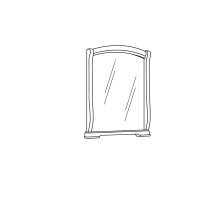 Зеркало Парма 804 кремовый белый Зеркало Парма 804 кремовый белый