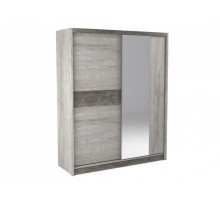 Шкаф-купе 2-х дверный 2300, Денвер  Риббек серый