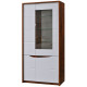 Шкаф-витрина Монако П510.05-1 (дуб саттер/белый глянец)